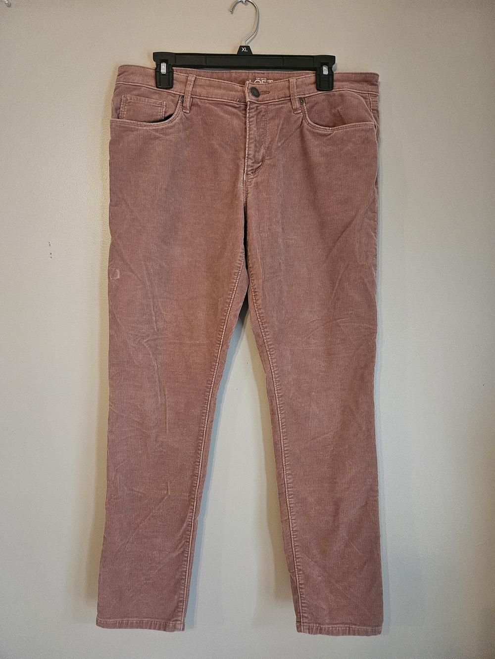 LOFT Mauve Pink Corduroy Skinny Pants